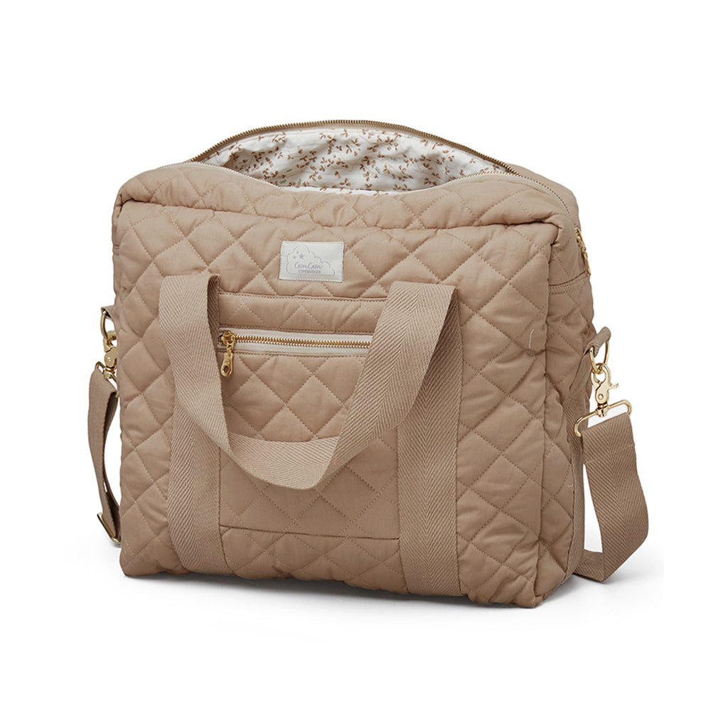 Sac à langer avec accroches - OCS - Camel