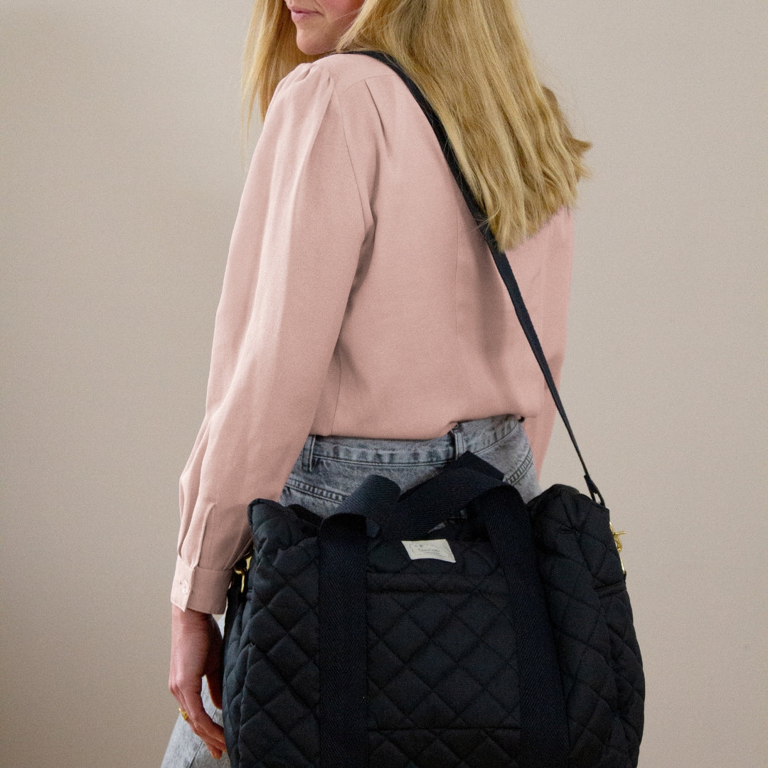 Sac à langer avec sangles - OCS - Black