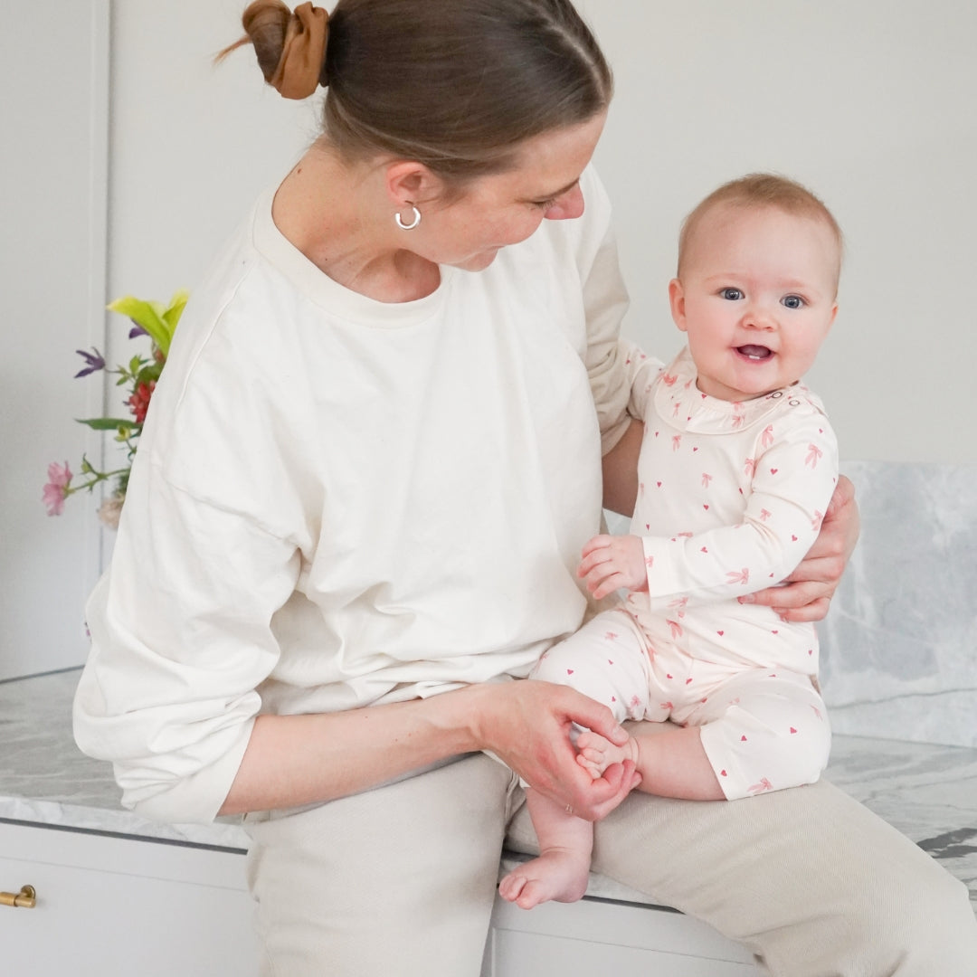 Baby Leggings Clara - GOTS - Bows