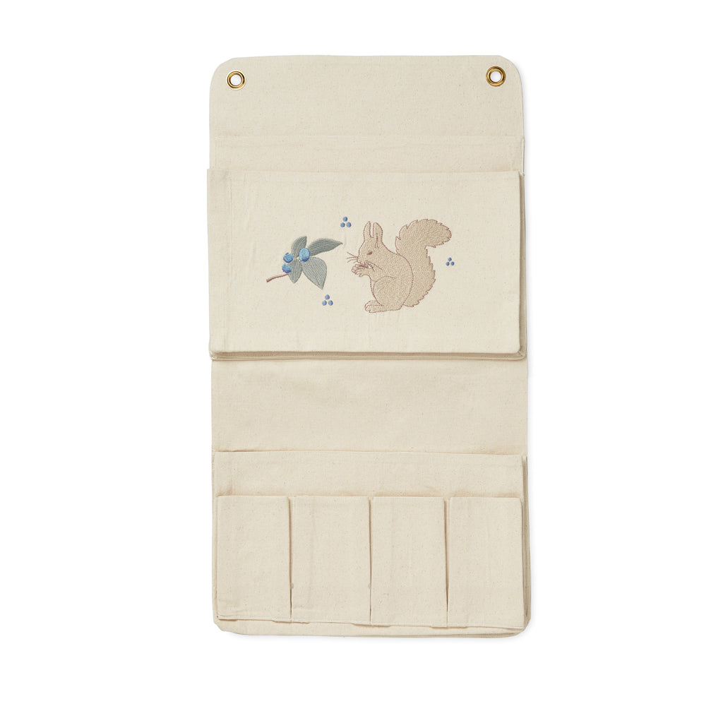 Wall Organizer - GOTS - Blueberries