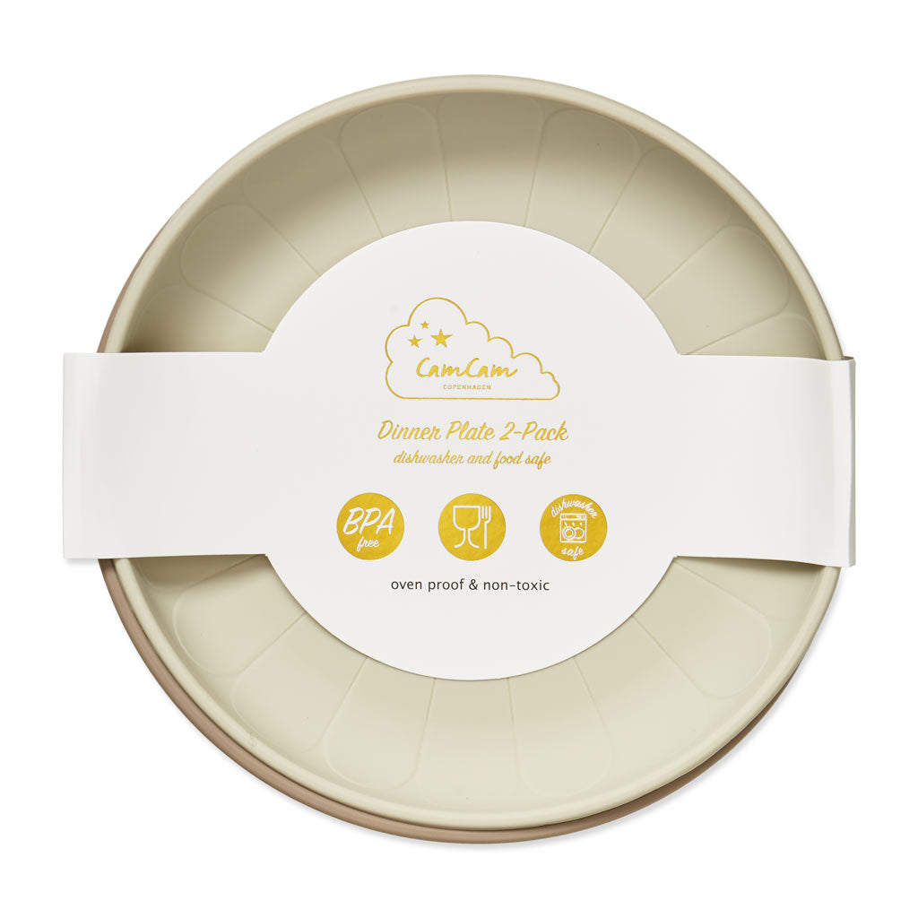 Flower Plates, 2-pack - Earth Mix
