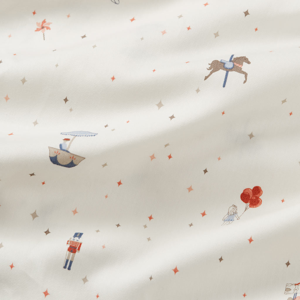 Bedding Set, Single, 140x200cm - GOTS - Carousel