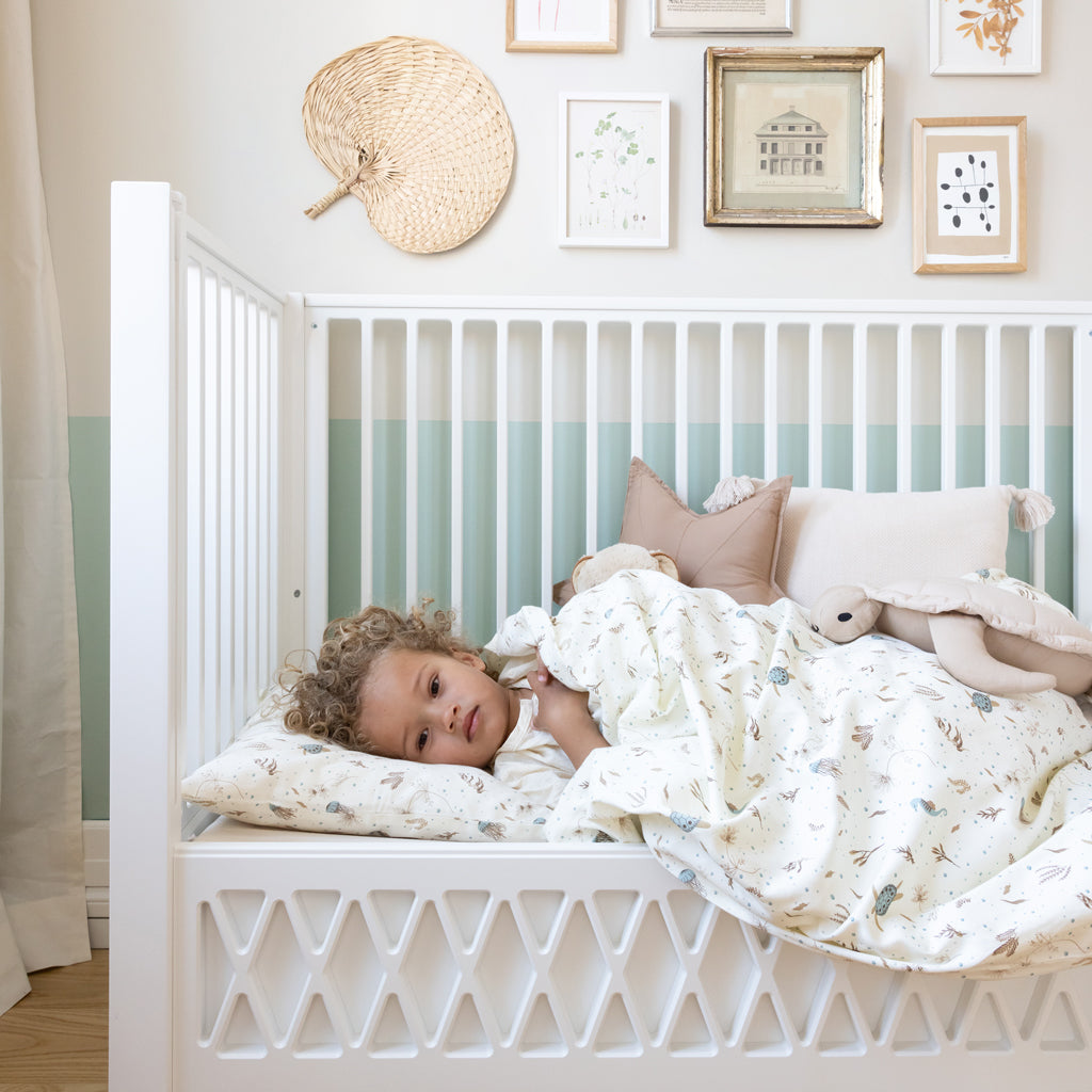 Parures de lit, Enfant, 100x140cm - GOTS - Sea Garden