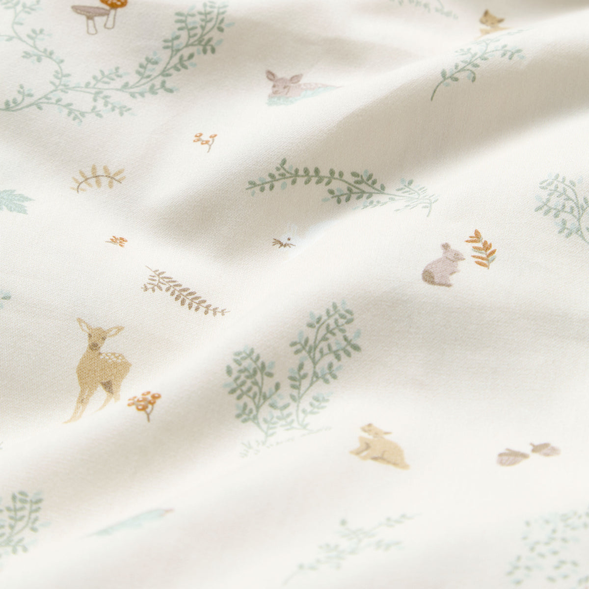 Bedding Set, Junior, 100x140cm - GOTS - Woodland