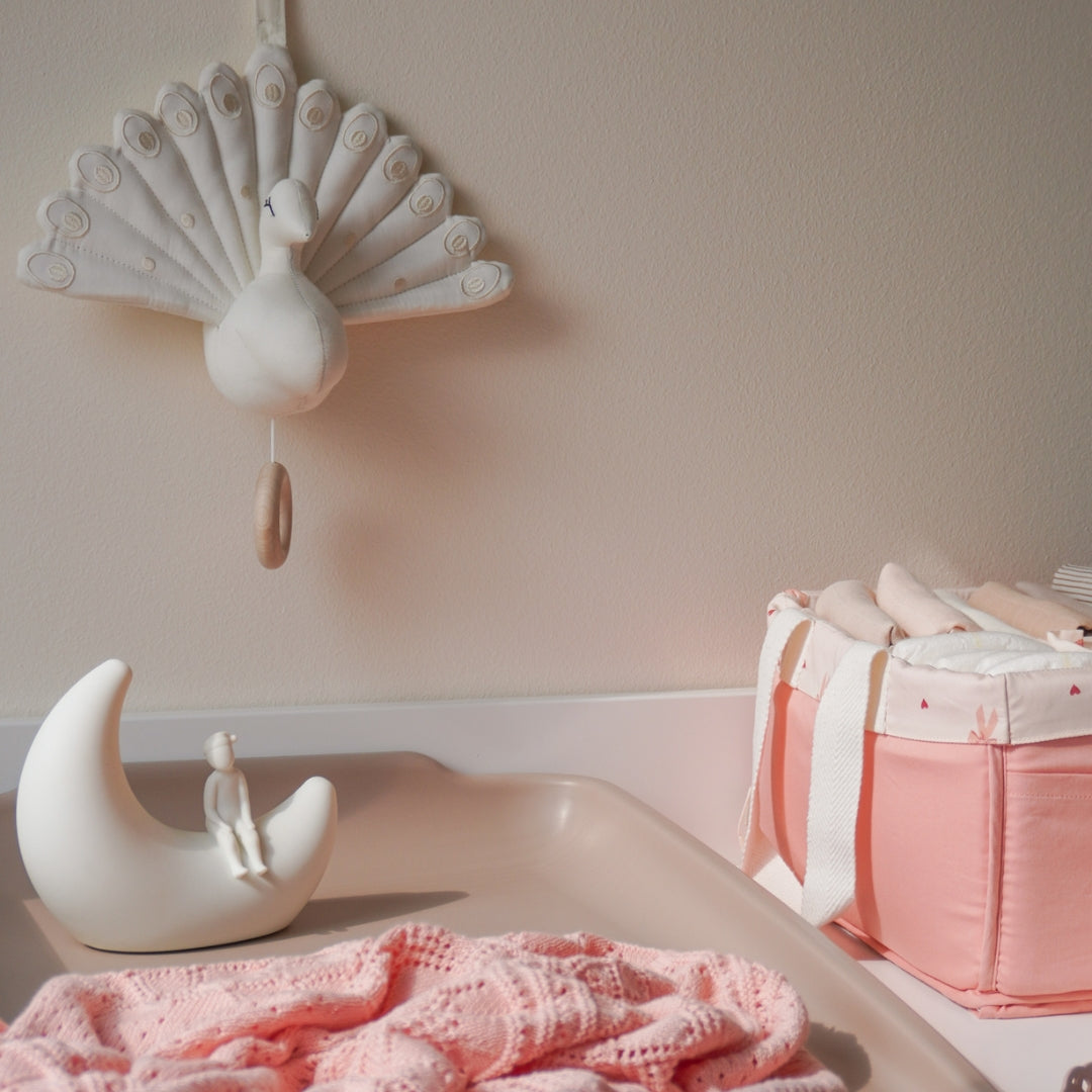 Music Mobile Peacock - OCS - Creme White