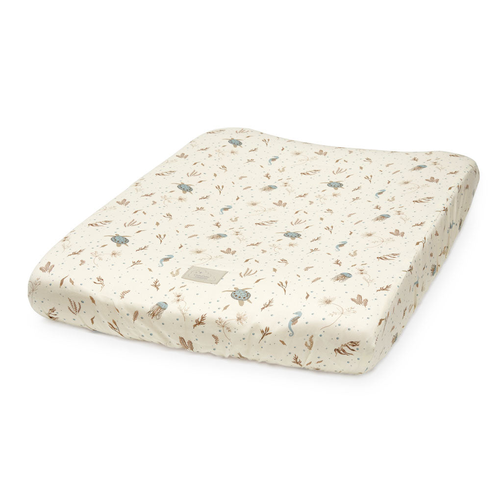 Housse de matelas à langer - OCS100 - Sea Garden