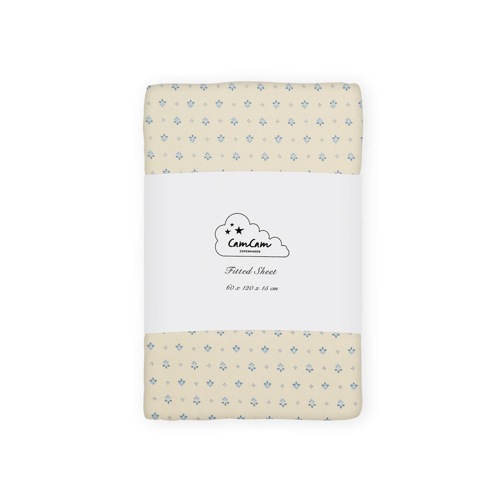 Drap-housse, 60x120x15cm GOTS Capri