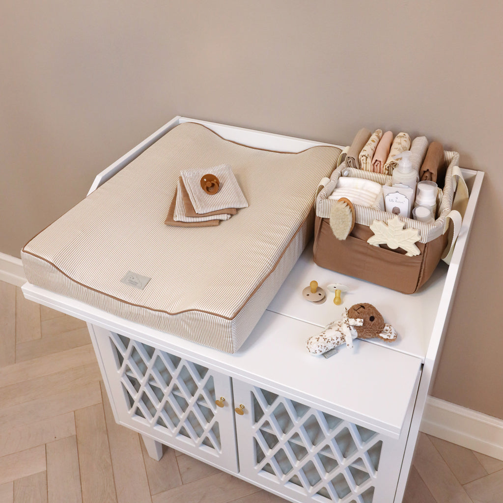 Organisateur de couches - OCS Rayures marron