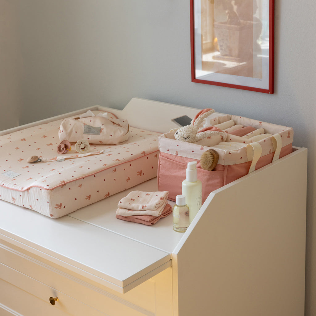 Lingettes de Toilette en Mousseline, set de 4 - GOTS - Bows