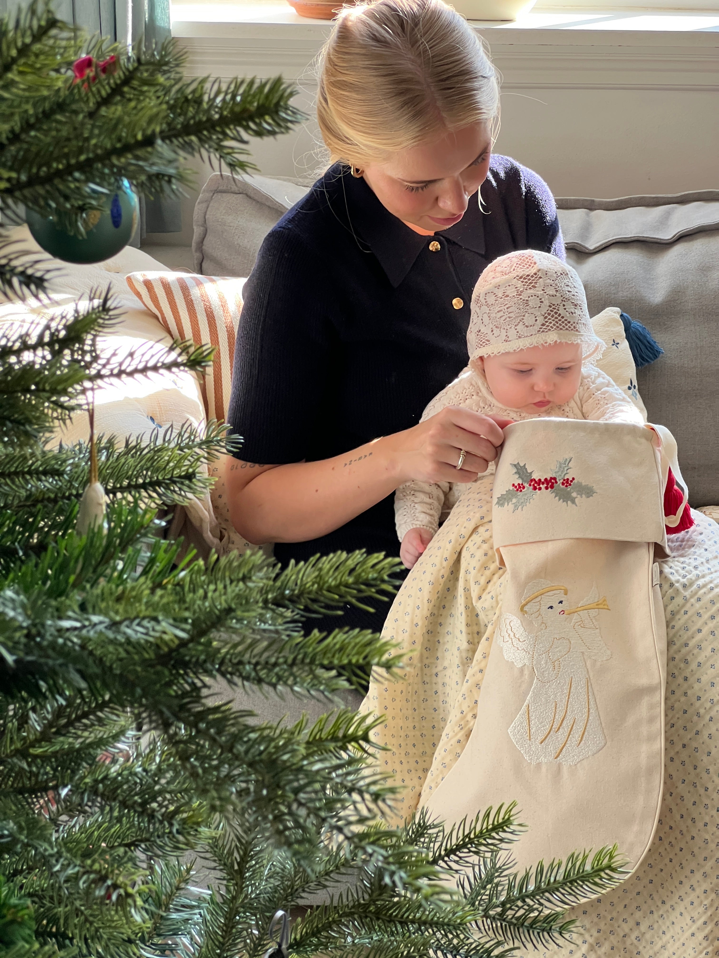 Christmas Stocking - GOTS - Angel