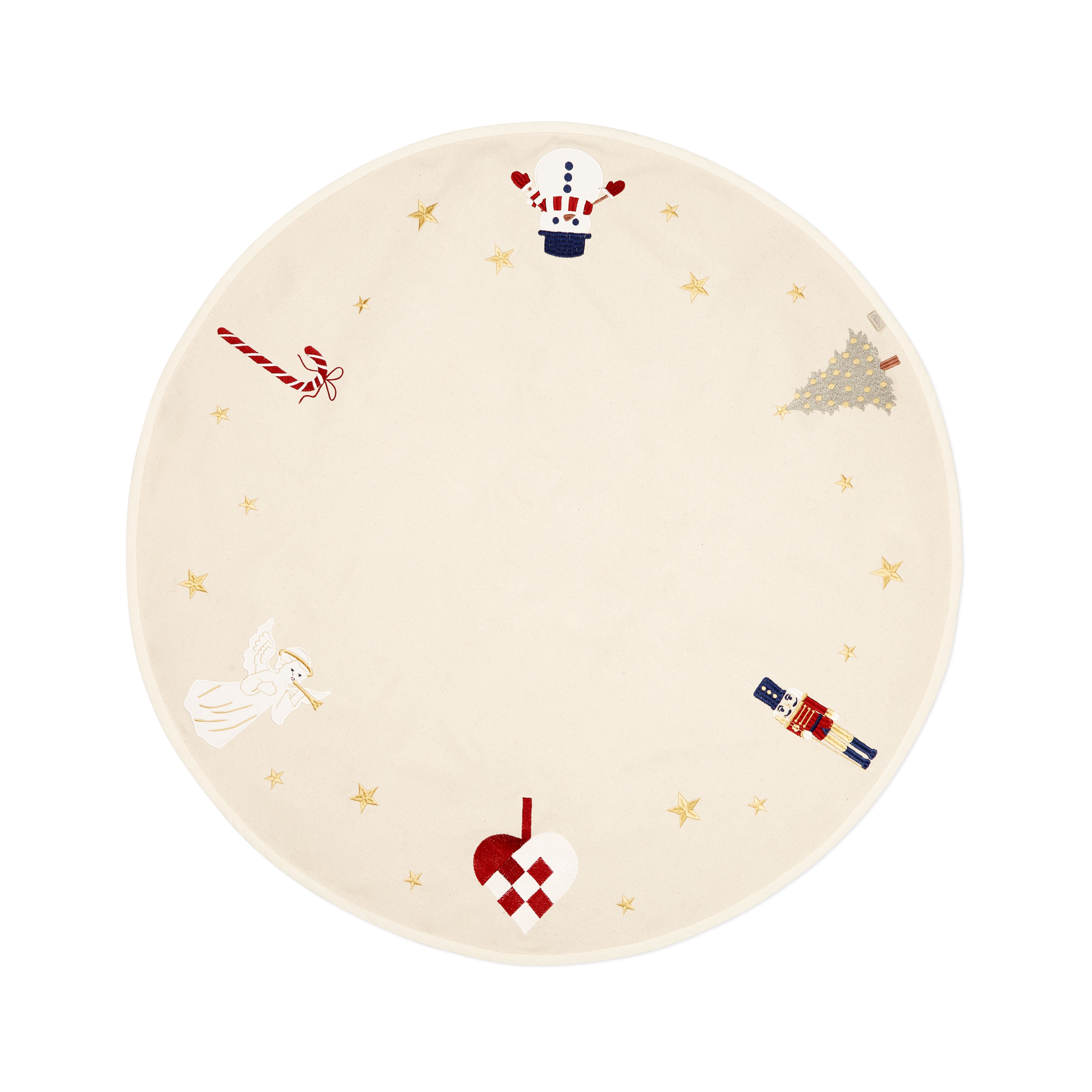 Tapis Arbre De Noël - GOTS - Beige