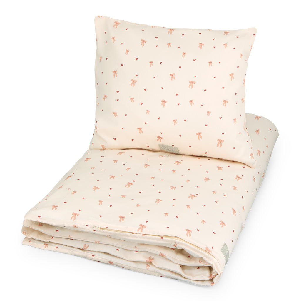 Parures de lit, Enfant, 100x140cm - GOTS - Bows