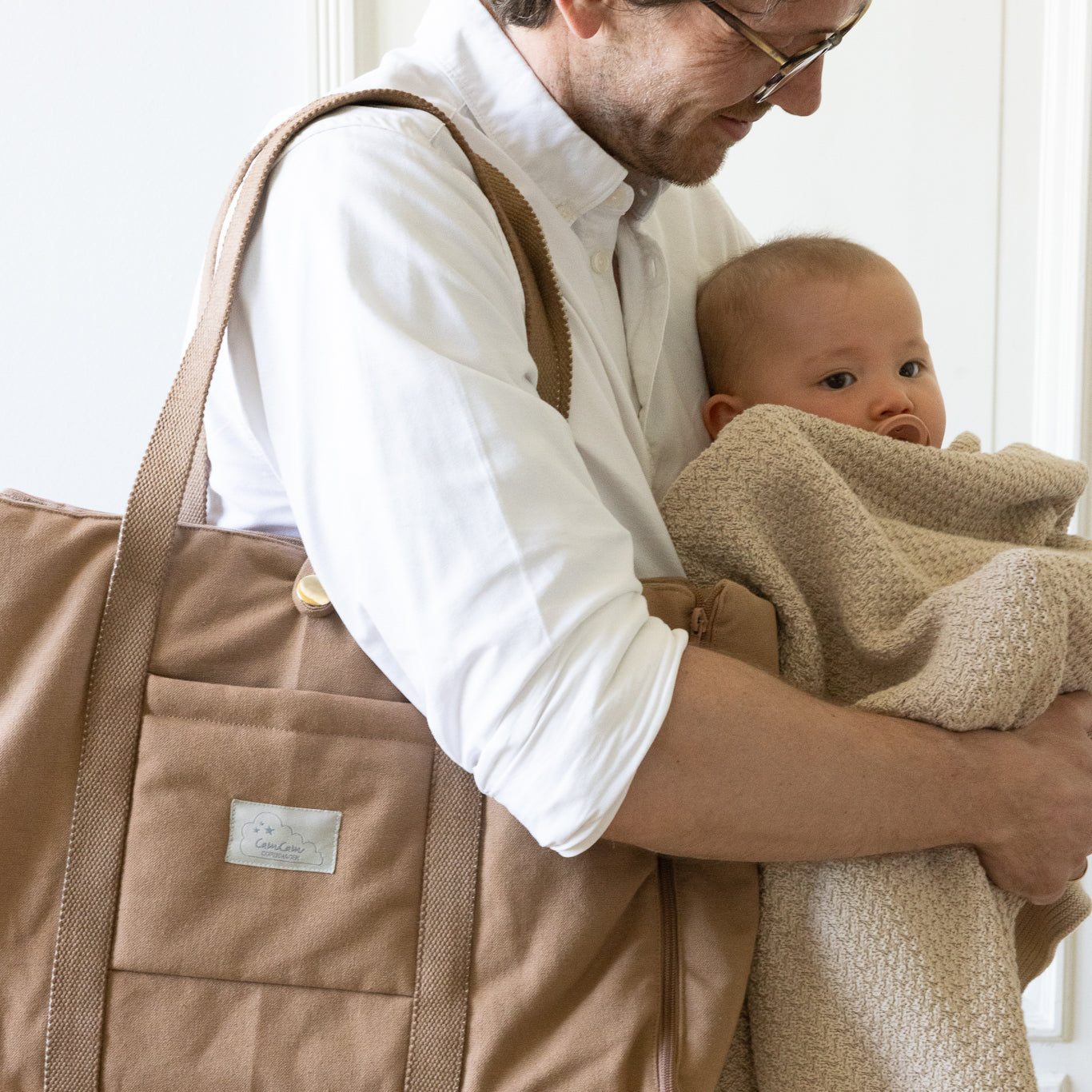 Sac à langer dépliable - OCS - Camel