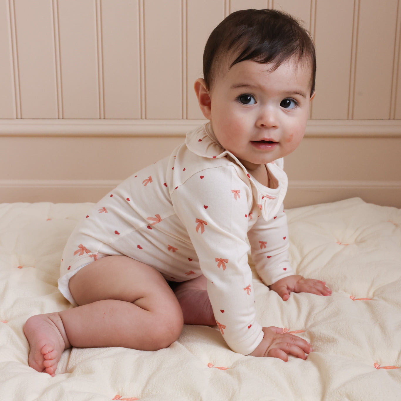 Body manches longues Holly - GOTS - Bows