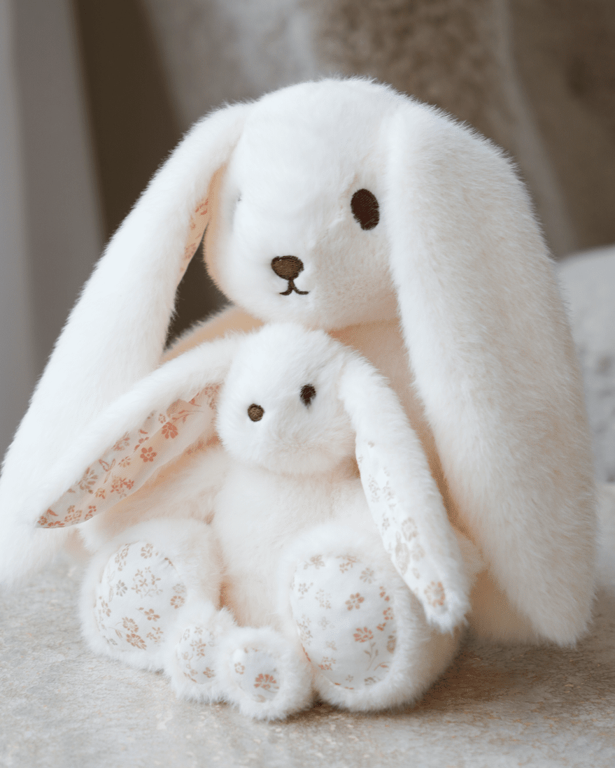 Peluche Billie lapin - Off-White/Augusta