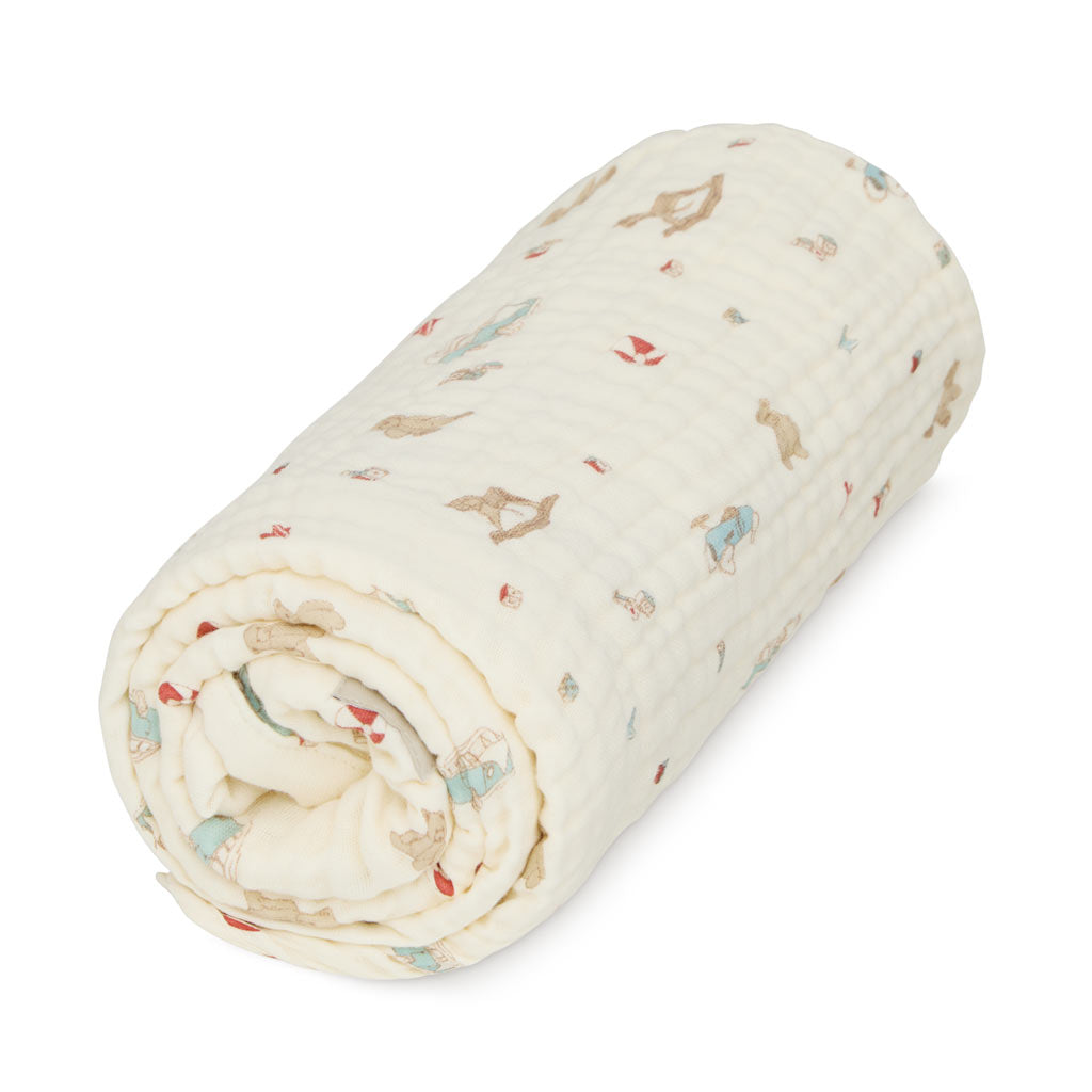 Couverture bébé en mousseline - GOTS - Vintage Toys