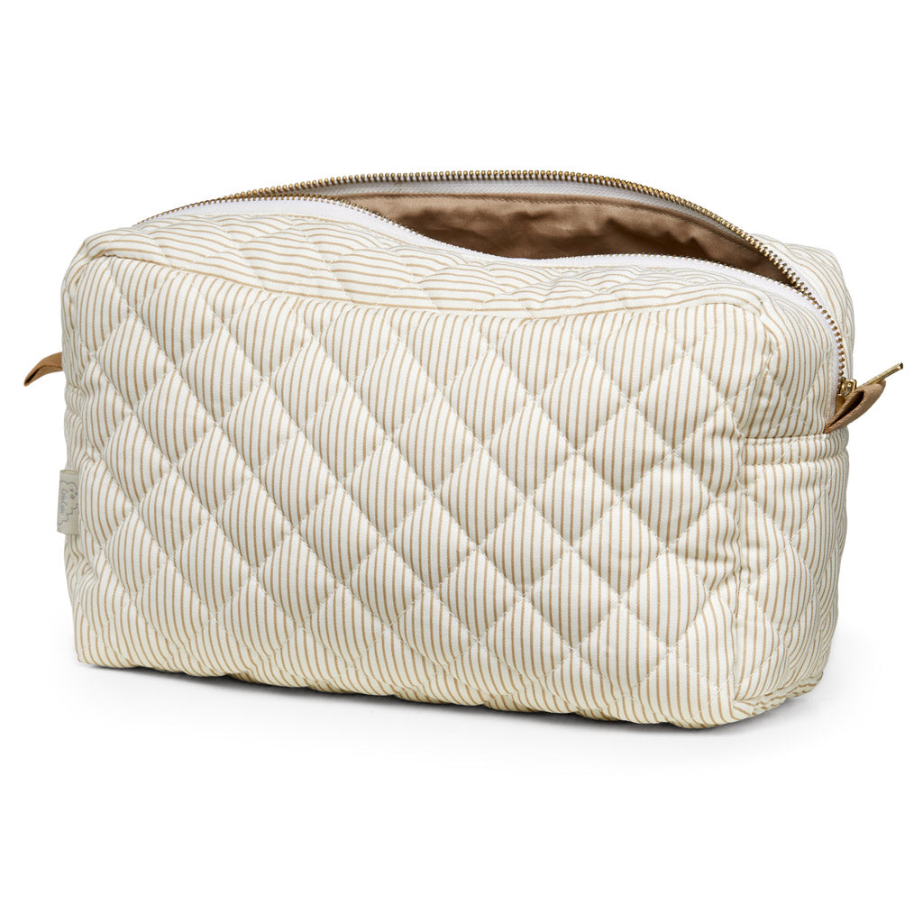 Diaper Caddy - OCS Classic Stripes Camel