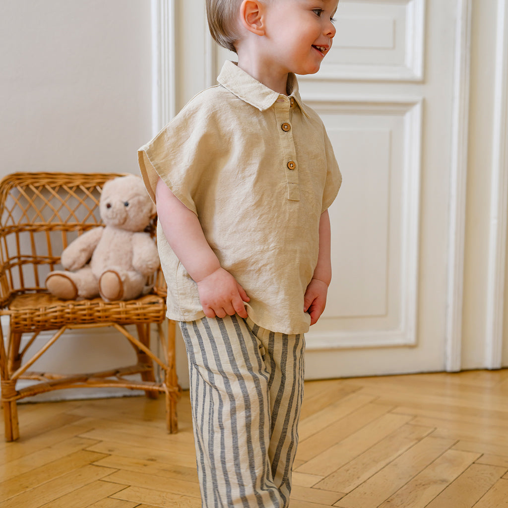 Chemise Julian - GOTS - Beige Linen