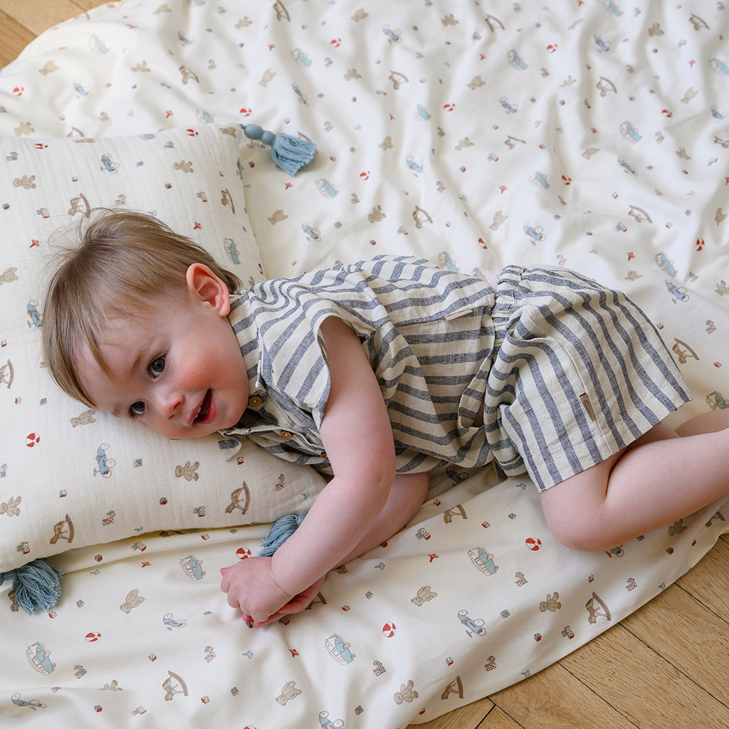 Bedding Set, Junior, 100x140cm - GOTS - Vintage Toys