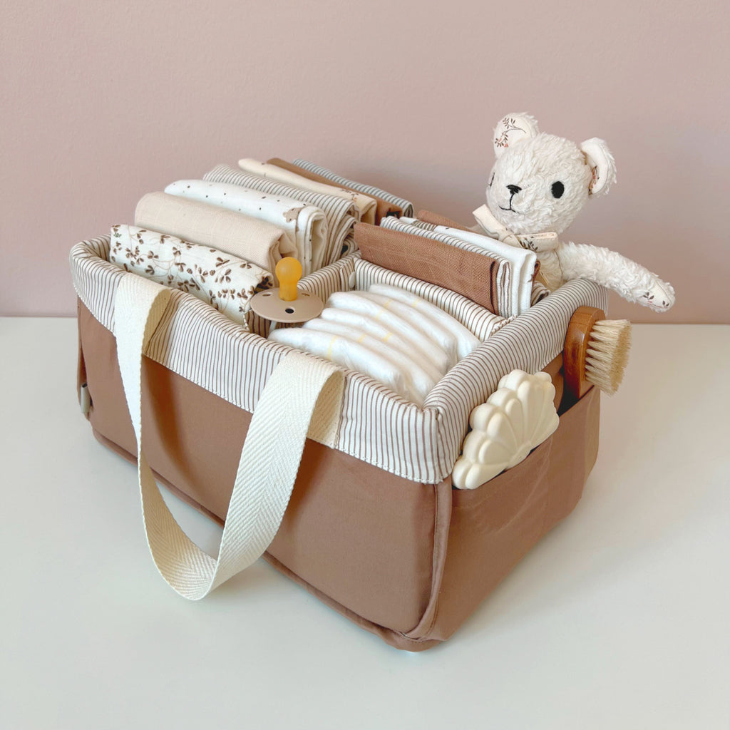 Organisateur de couches - OCS Rayures marron