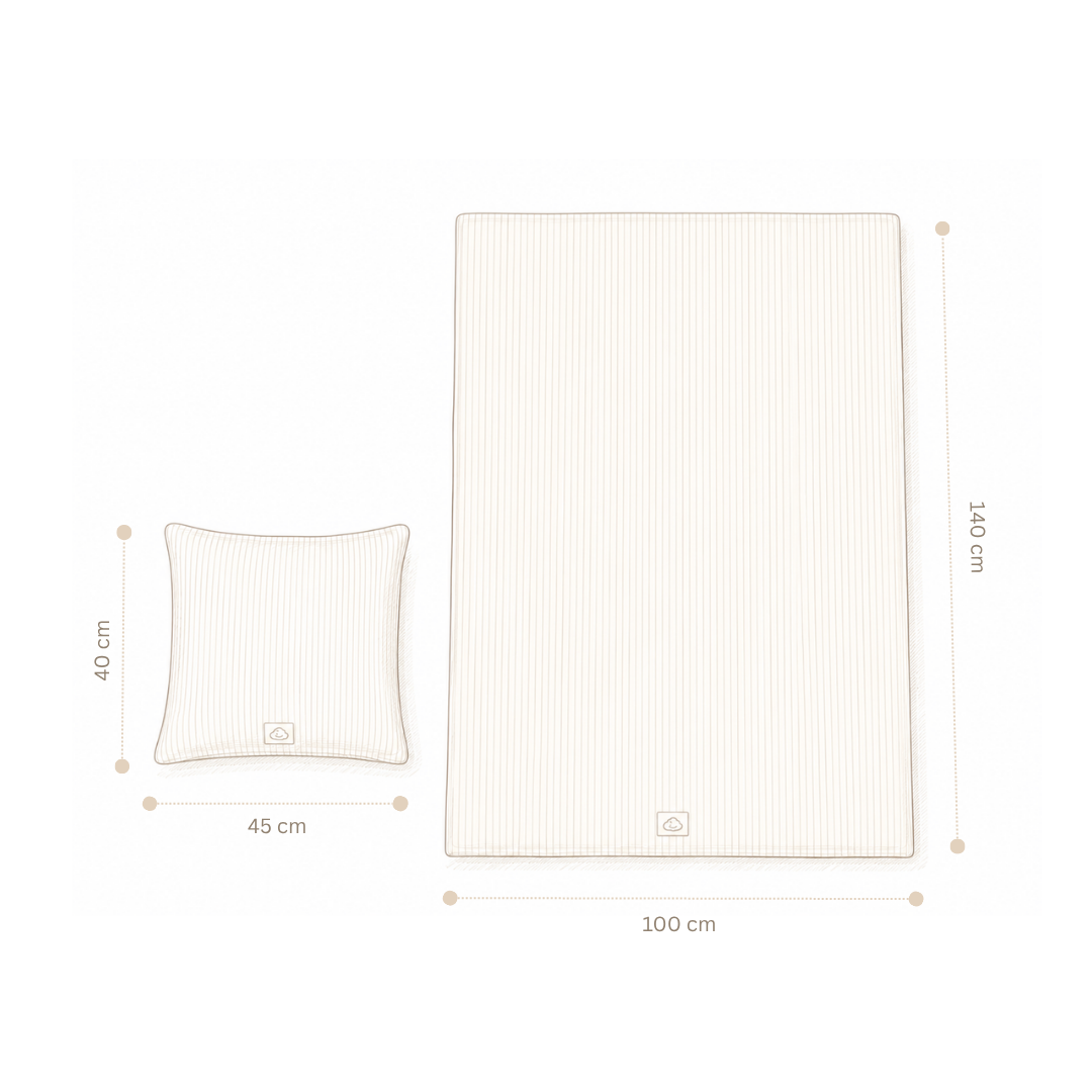 Bedding Set, Junior, 100x140cm - GOTS - Vintage Toys