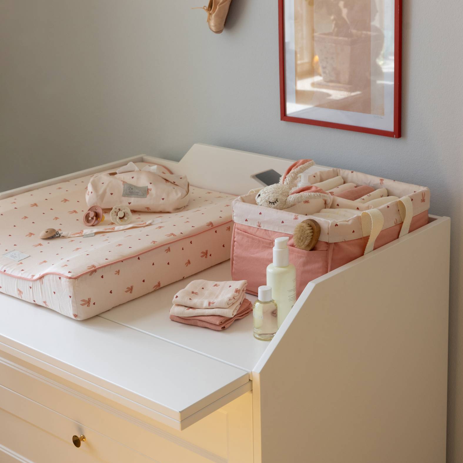 Commode table à langer Luca - Blanc