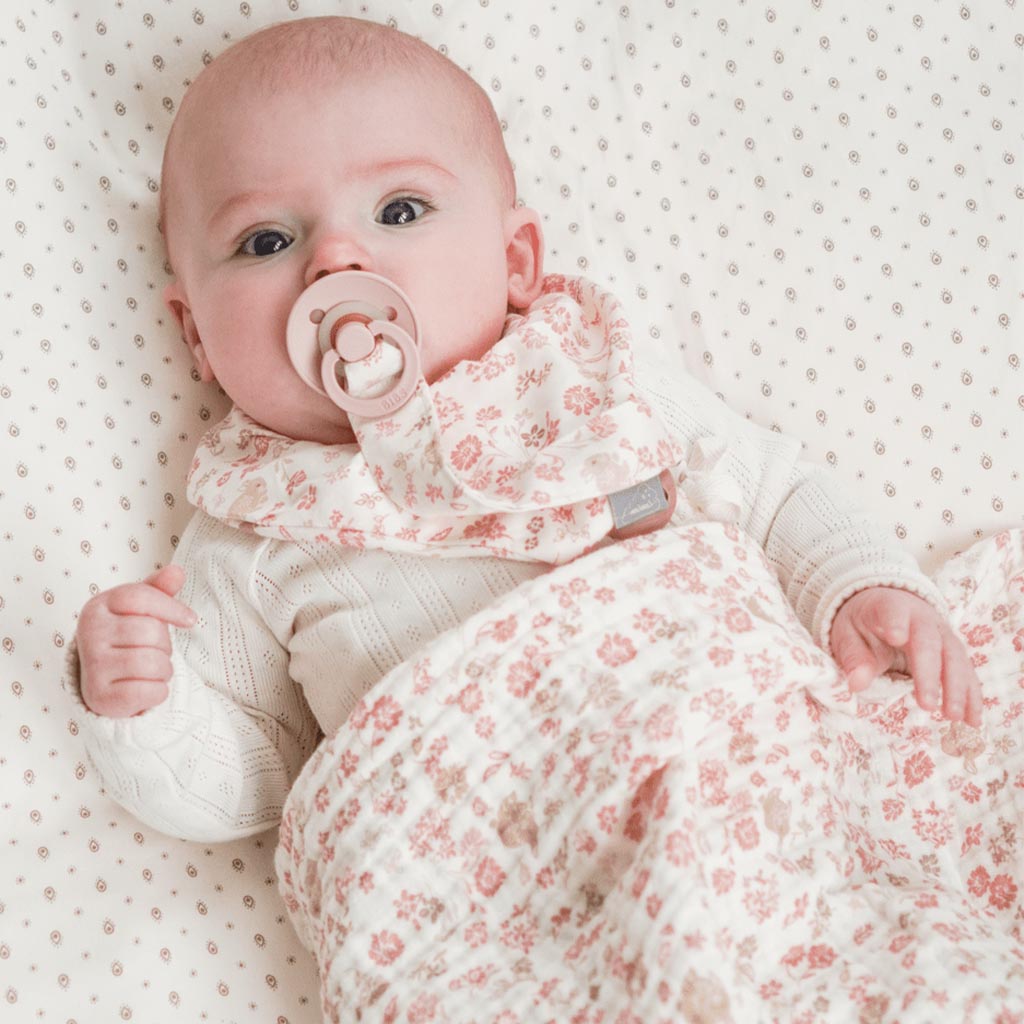 Couverture bébé, mousseline - GOTS - Augusta