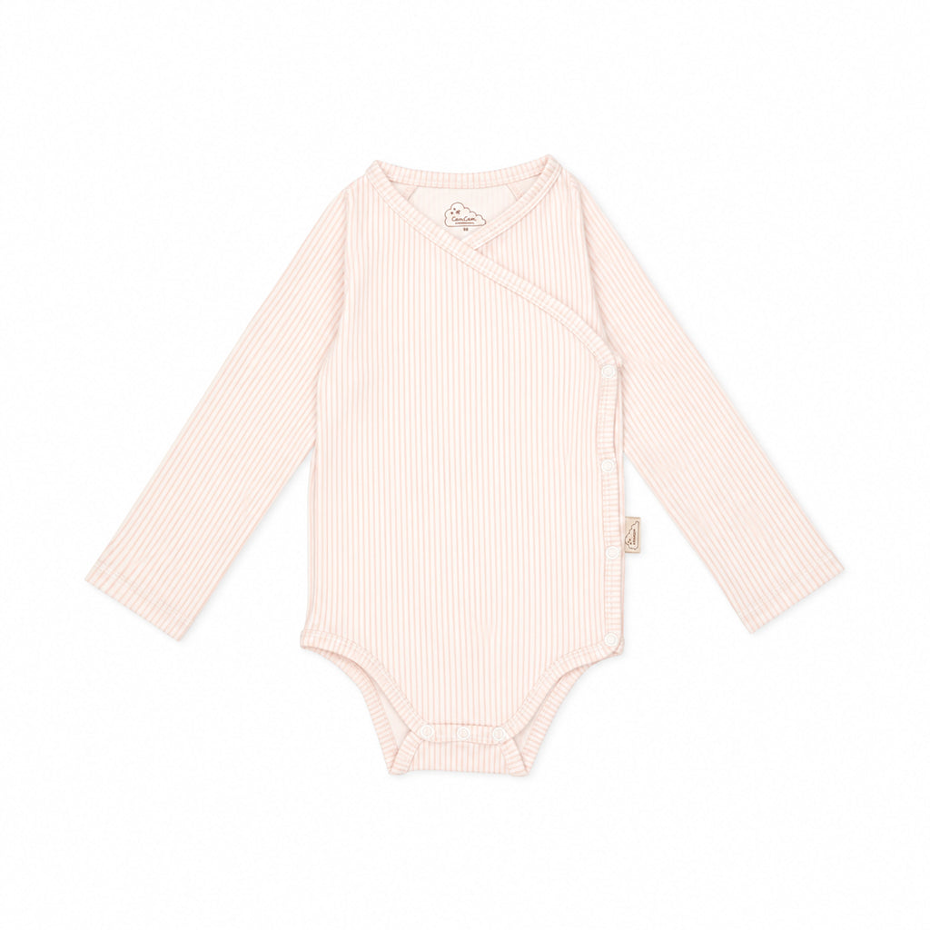 Body Cache-cœur Milla, 56 cm - GOTS - Classic Stripes Rose
