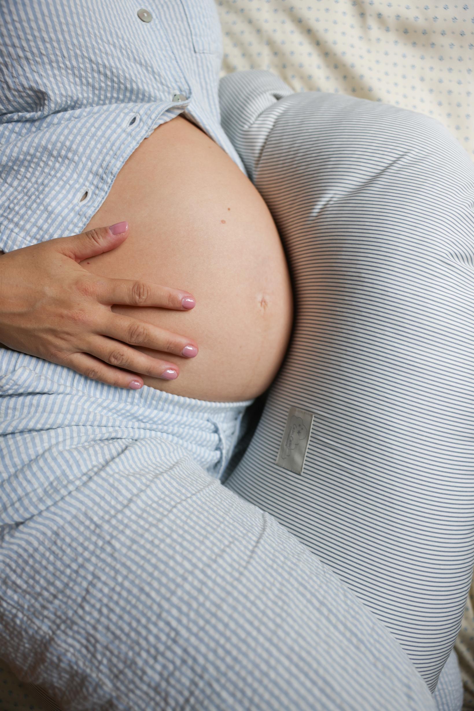 Coussin d'Allaitement - OCS - Classic Stripes Blue