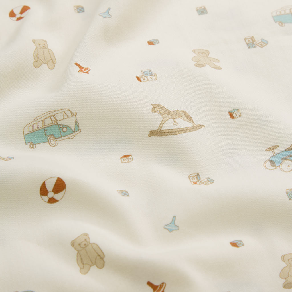 Bedding Set, Baby, 70x100cm - GOTS - Vintage Toys