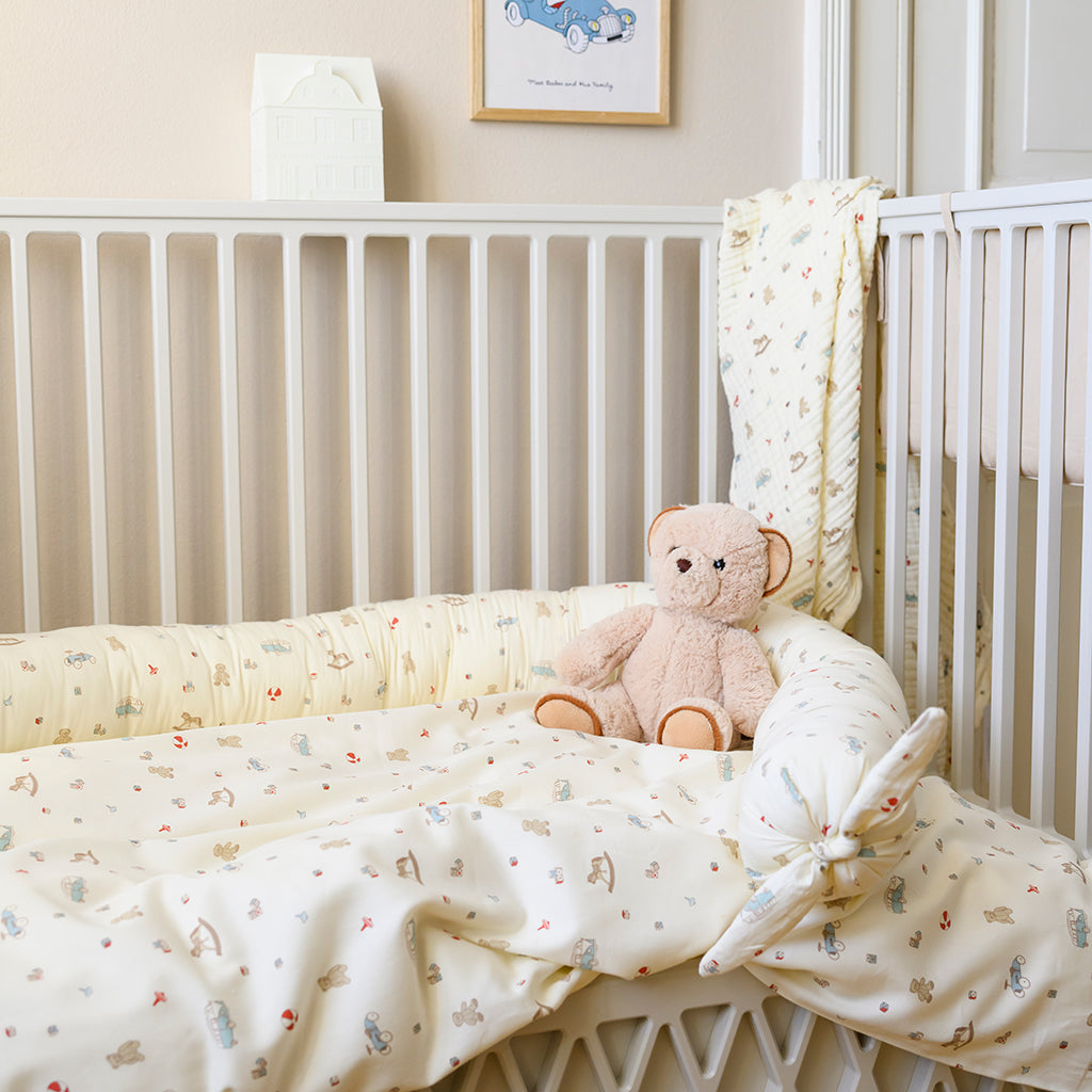 Bedding Set, Junior, 100x140cm - GOTS - Vintage Toys