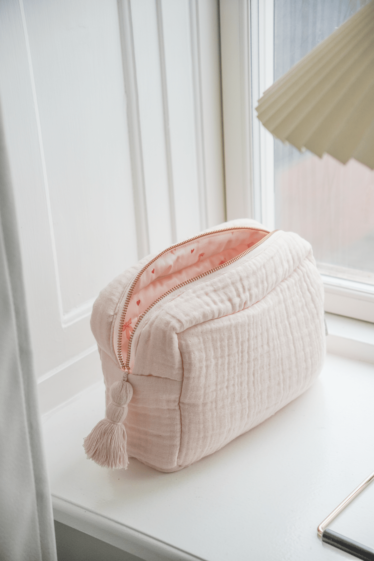 Muslin Toiletry Bag - OCS - Shell