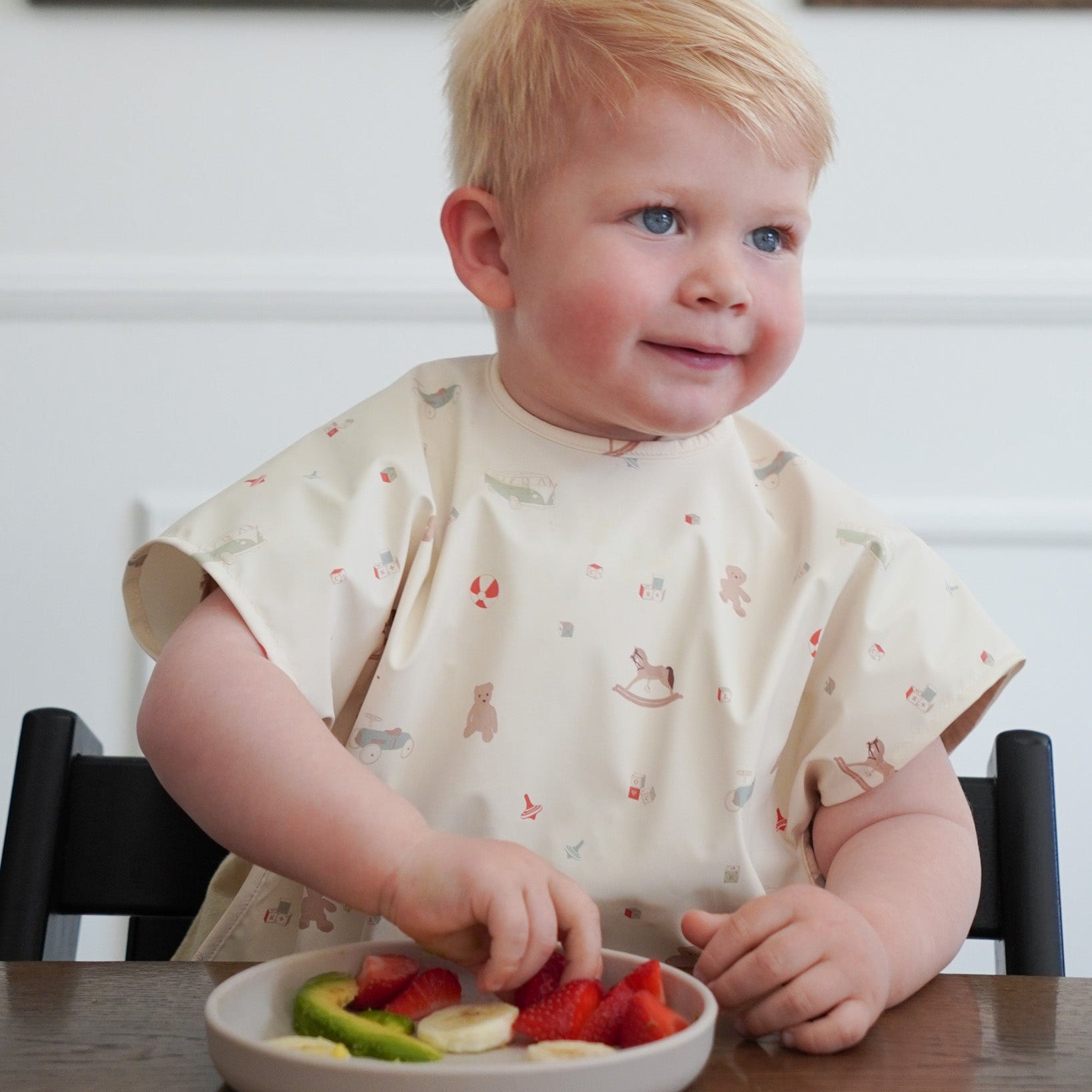 Short Sleeved Bib - Vintage Toys