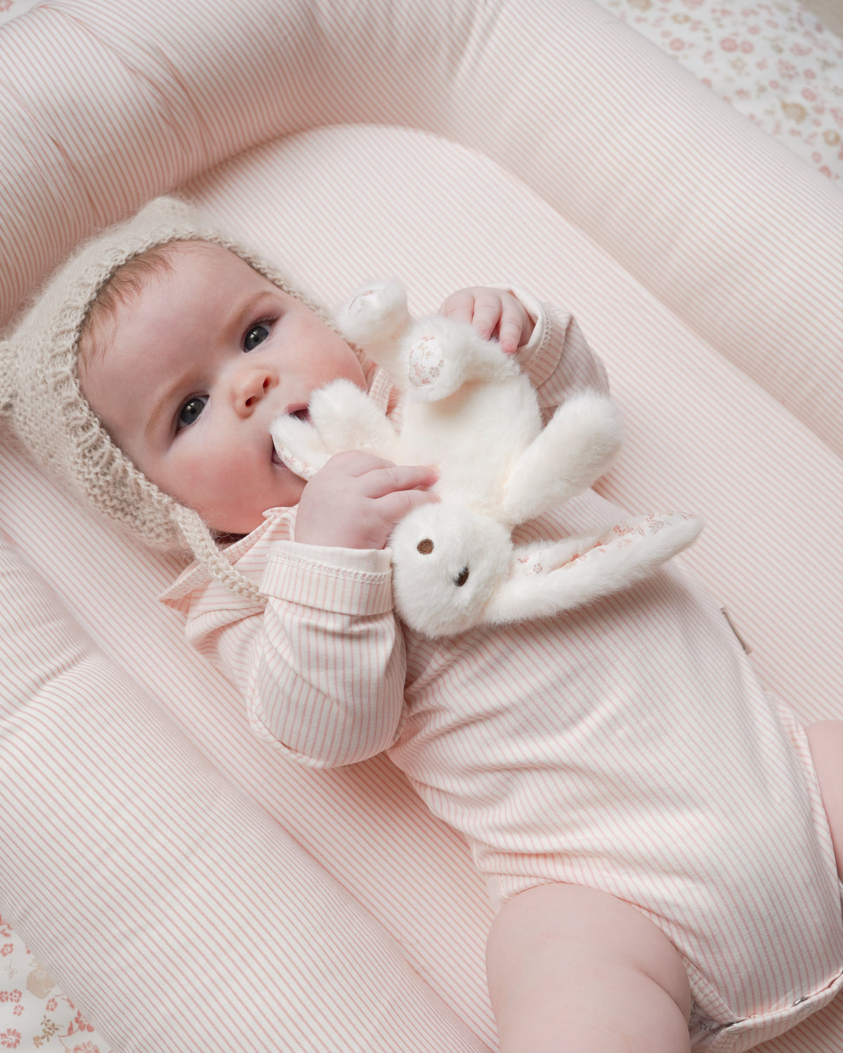 Peluche Elva lapin - Off-White/Augusta