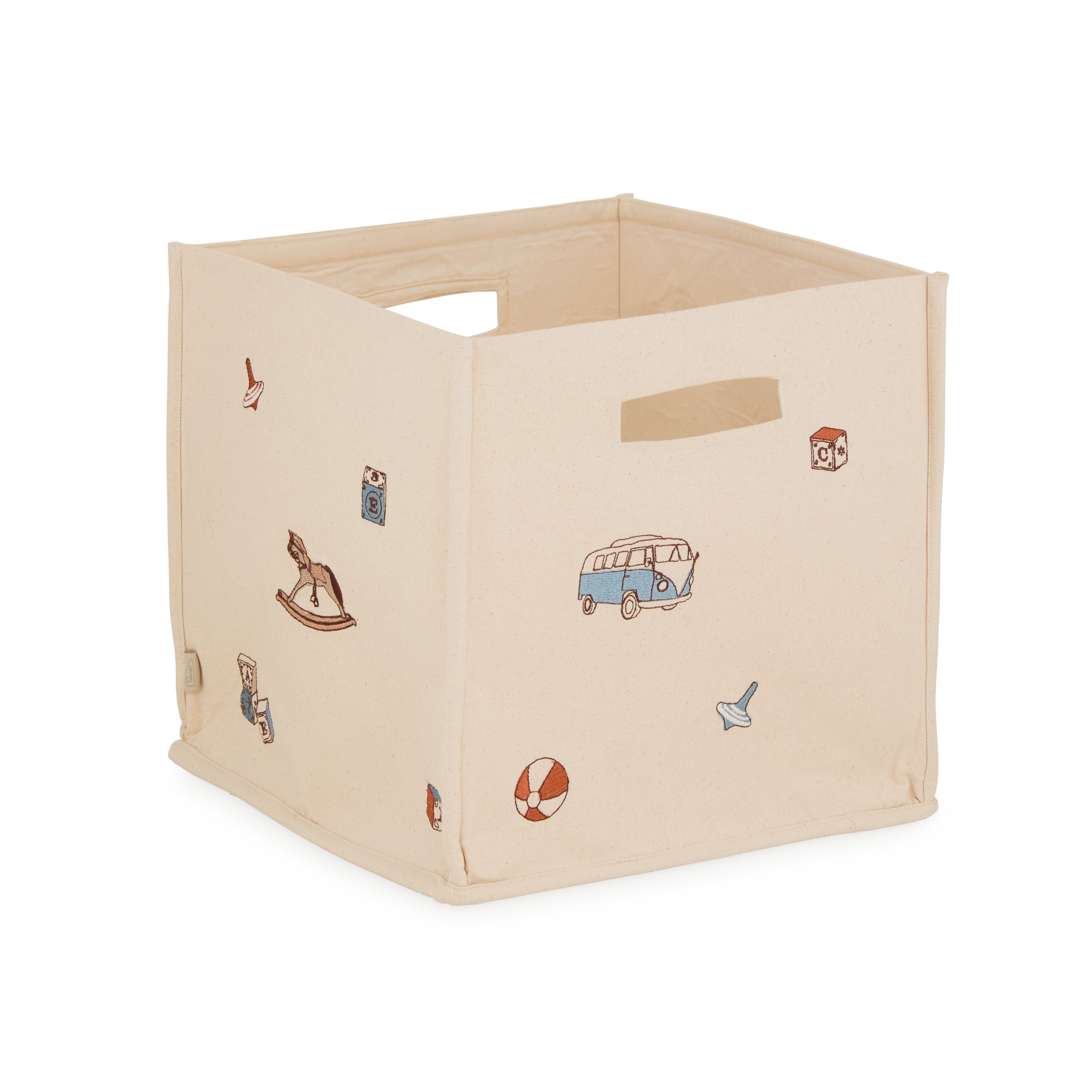 Panier de rangement Toile - GOTS - Vintage Toys