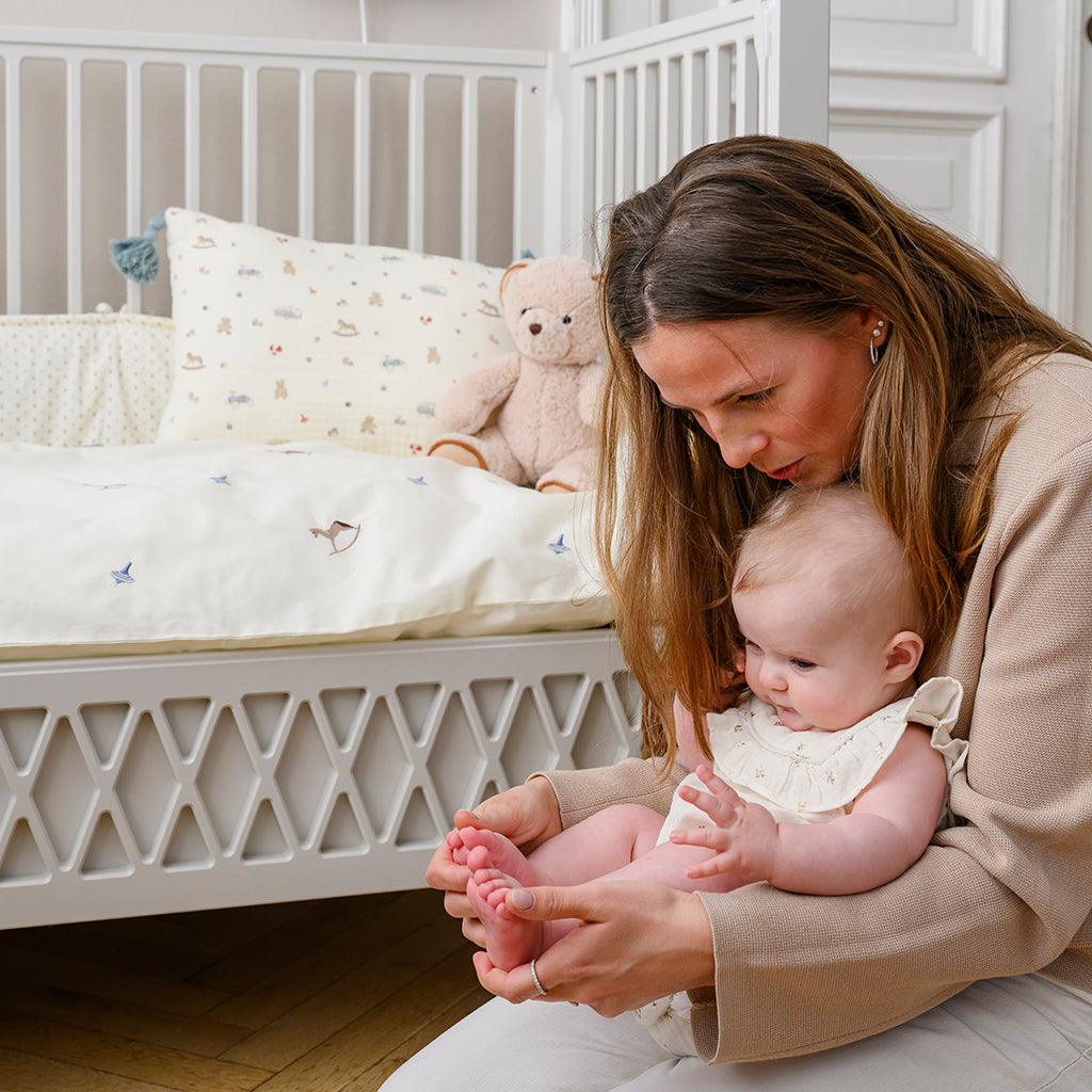 Barboteuse Edith - GOTS - Gold Flower