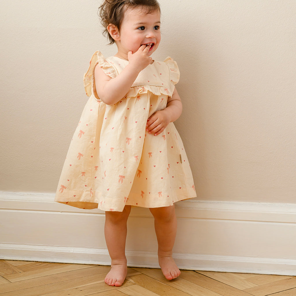 Robe Betty - GOTS - Bows