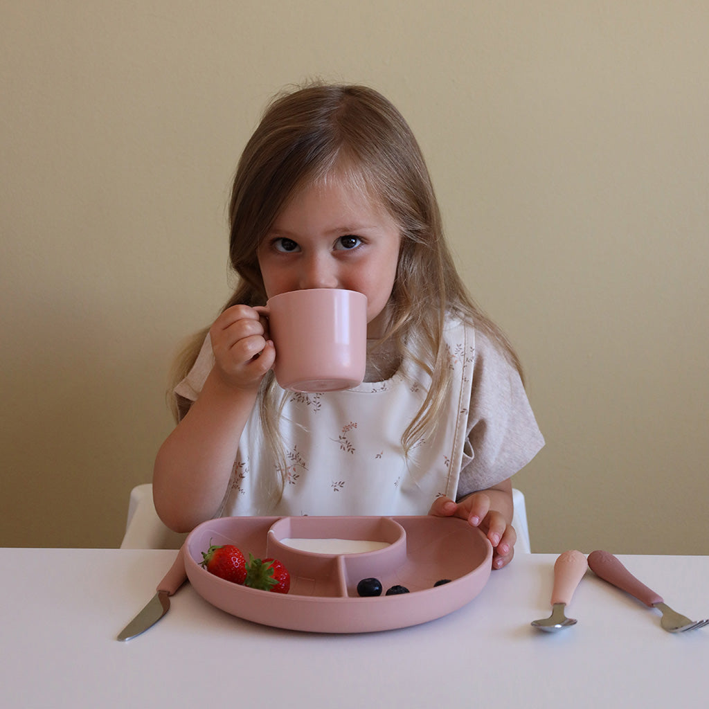 Set de couverts Flower enfant - Mixe de roses