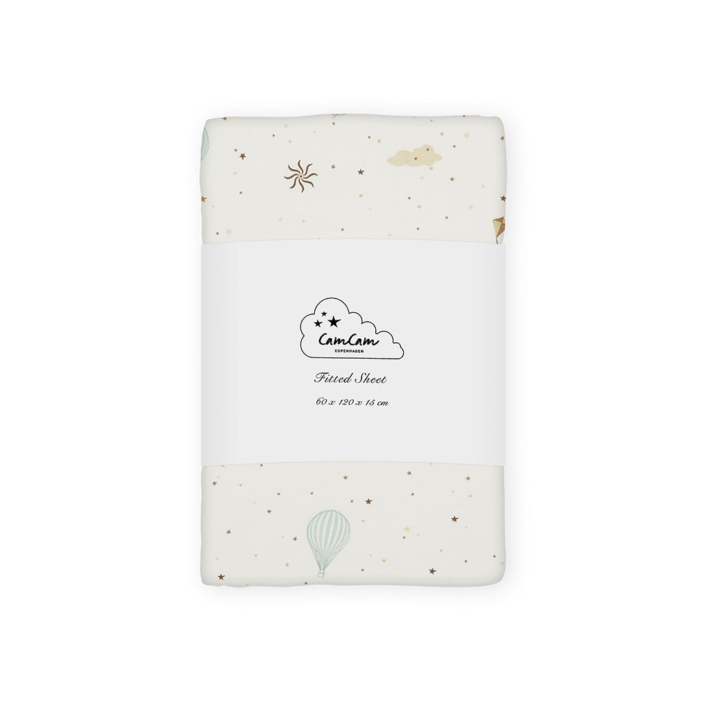 Drap-housse, 60x120x15cm - GOTS Dreamland