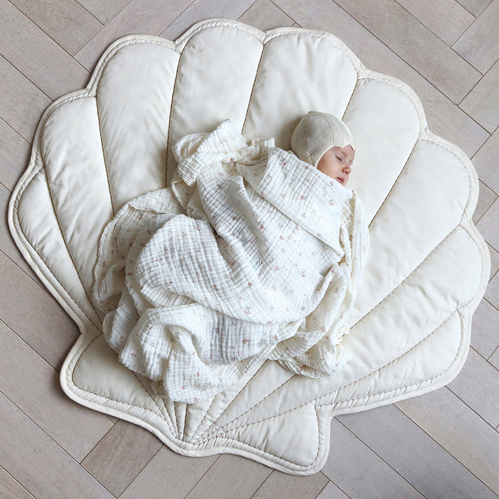 Sea Shell Play Mat - OCS Almond