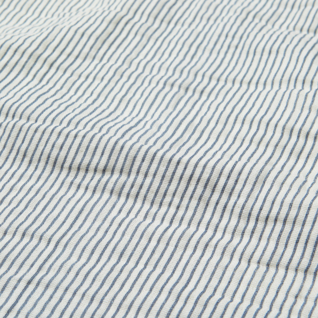 Couverture bébé, mousseline - GOTS Classic Stripes Blue