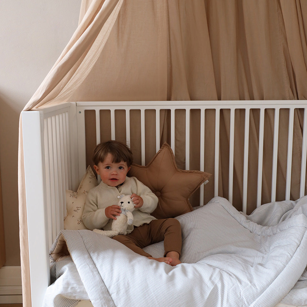Parures de lit, Enfant, 100x140cm - GOTS Classic Stripes Blue