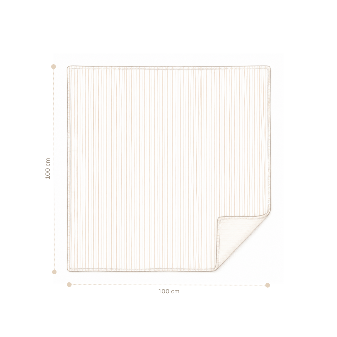 Muslin Baby Blanket - GOTS - Blueberries