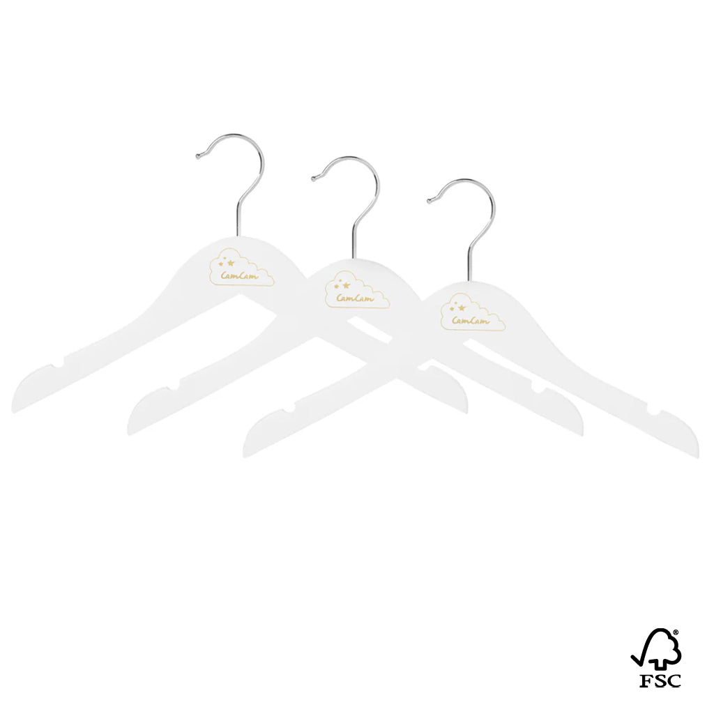 Hangers, Kids, 3-pack, FSC - White