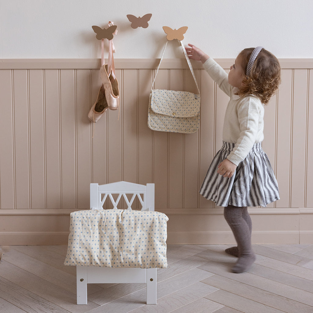 Crochets à papillons en bois, paquet de 3 - FSC 100%.