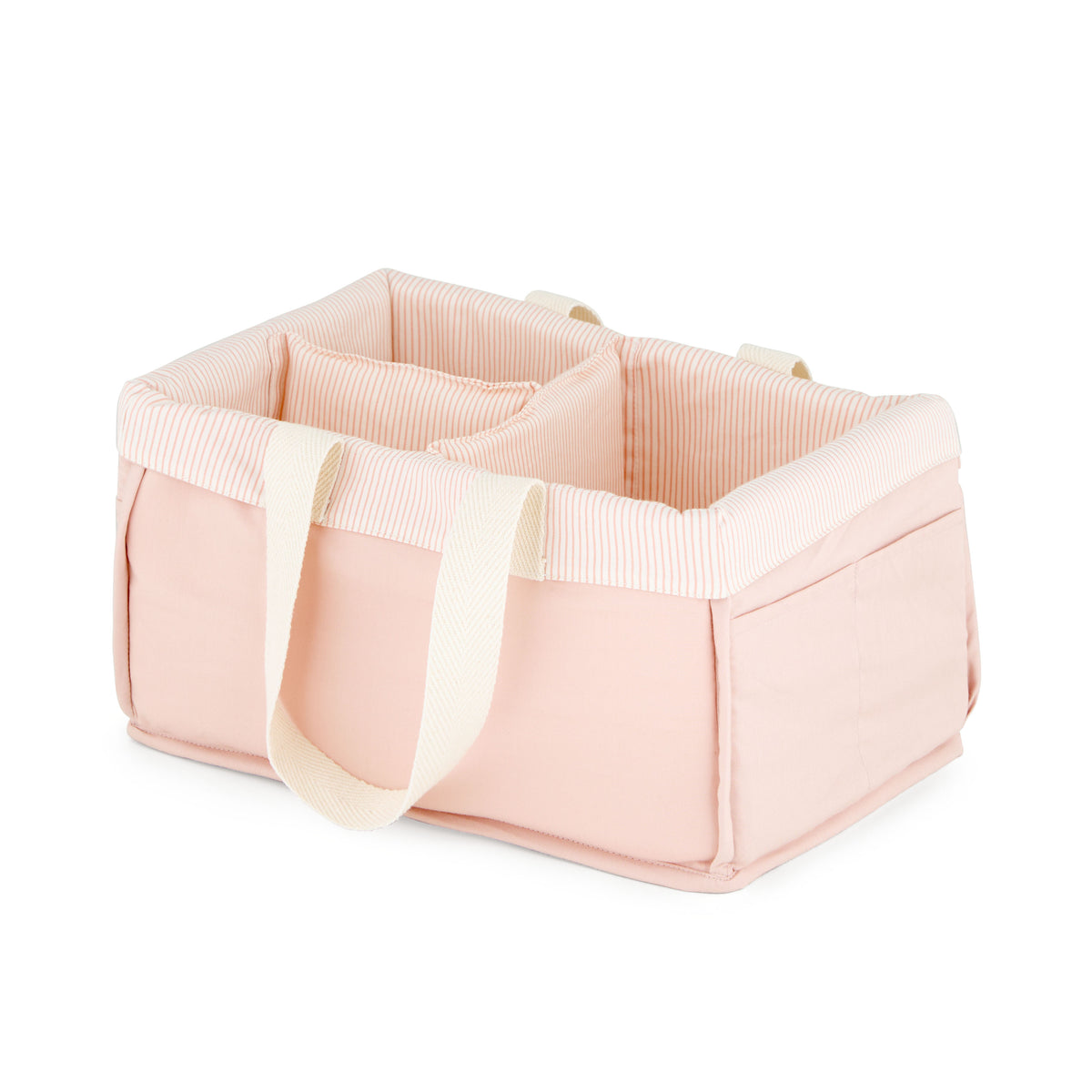 Diaper Caddy - OCS - Classic Stripes Rose