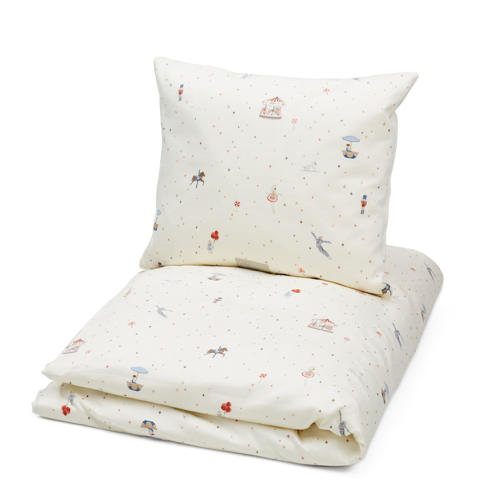 Bedding Set, Single, 140x200cm - GOTS - Carousel