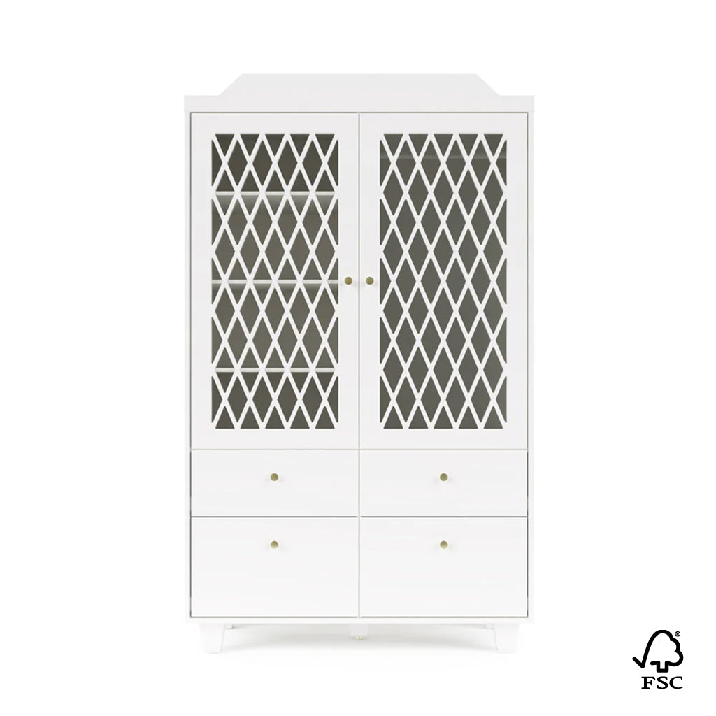 Harlequin Armoire, FSC Mix - Blanc