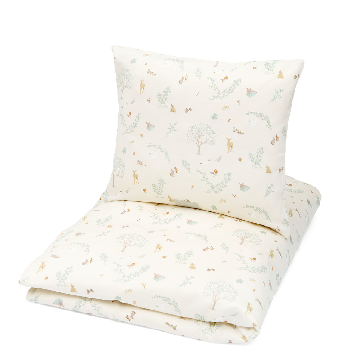 Bedding Set, Junior, 100x140cm - GOTS - Woodland