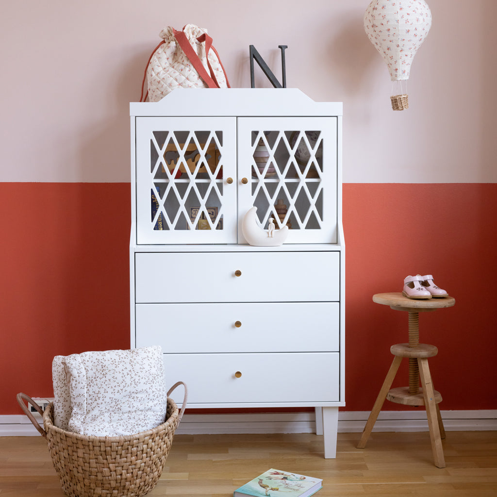 Harlequin French Cabinet -  FSC Mix - White